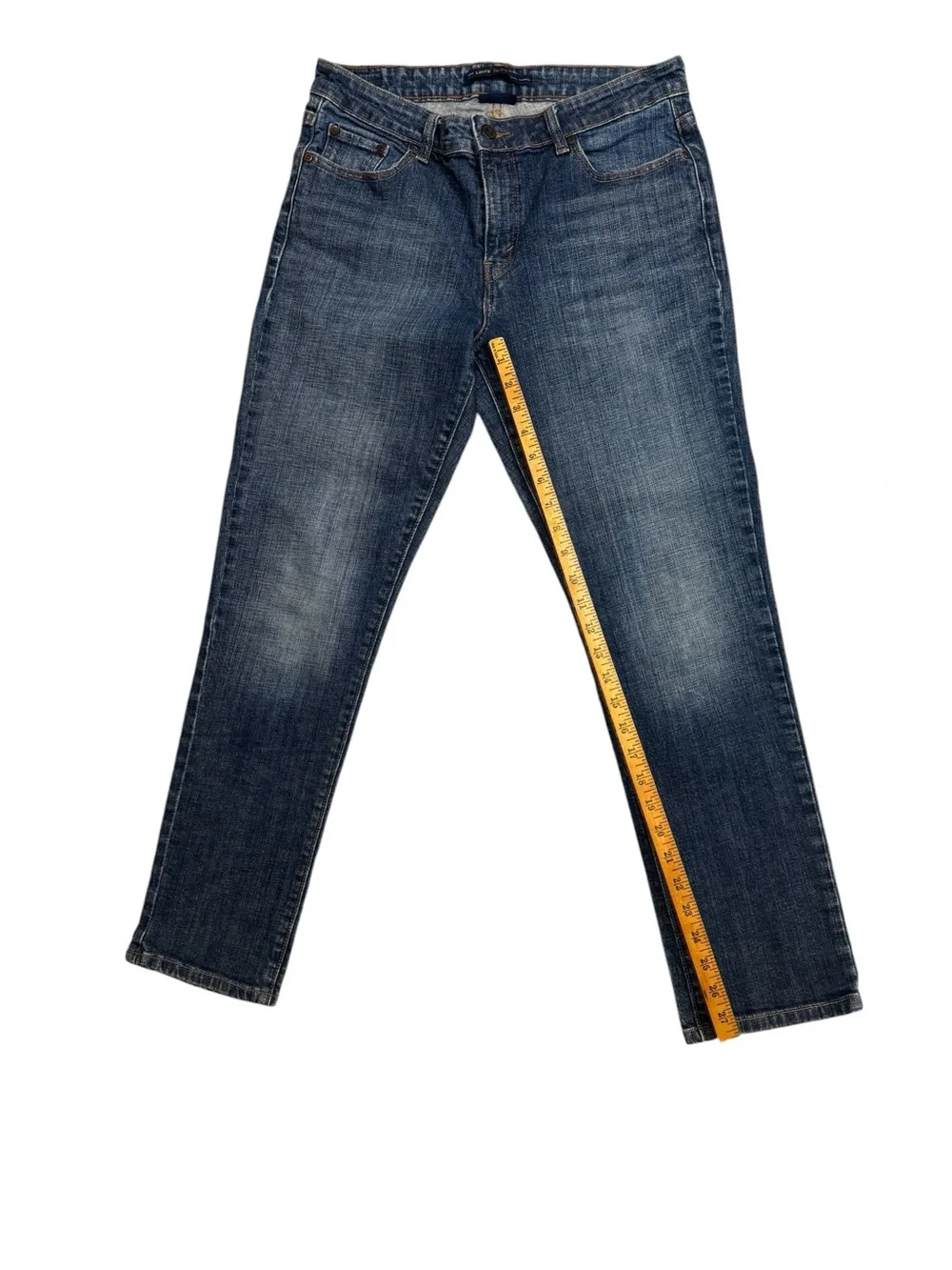 Levi’s Mid Rise Skinny Jeans Women’s 12 Medium Wash Stretch Denim - Picture 5 of 10